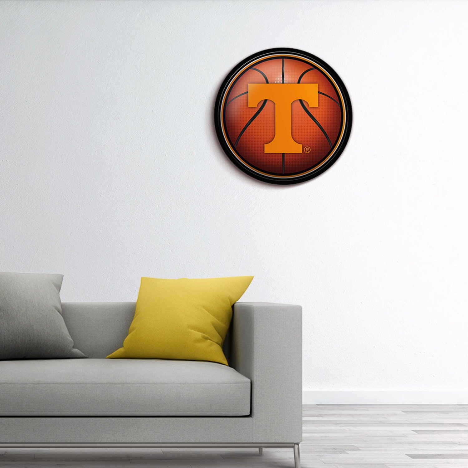 The fan brand university of tennessee basketball modern disc sign academy