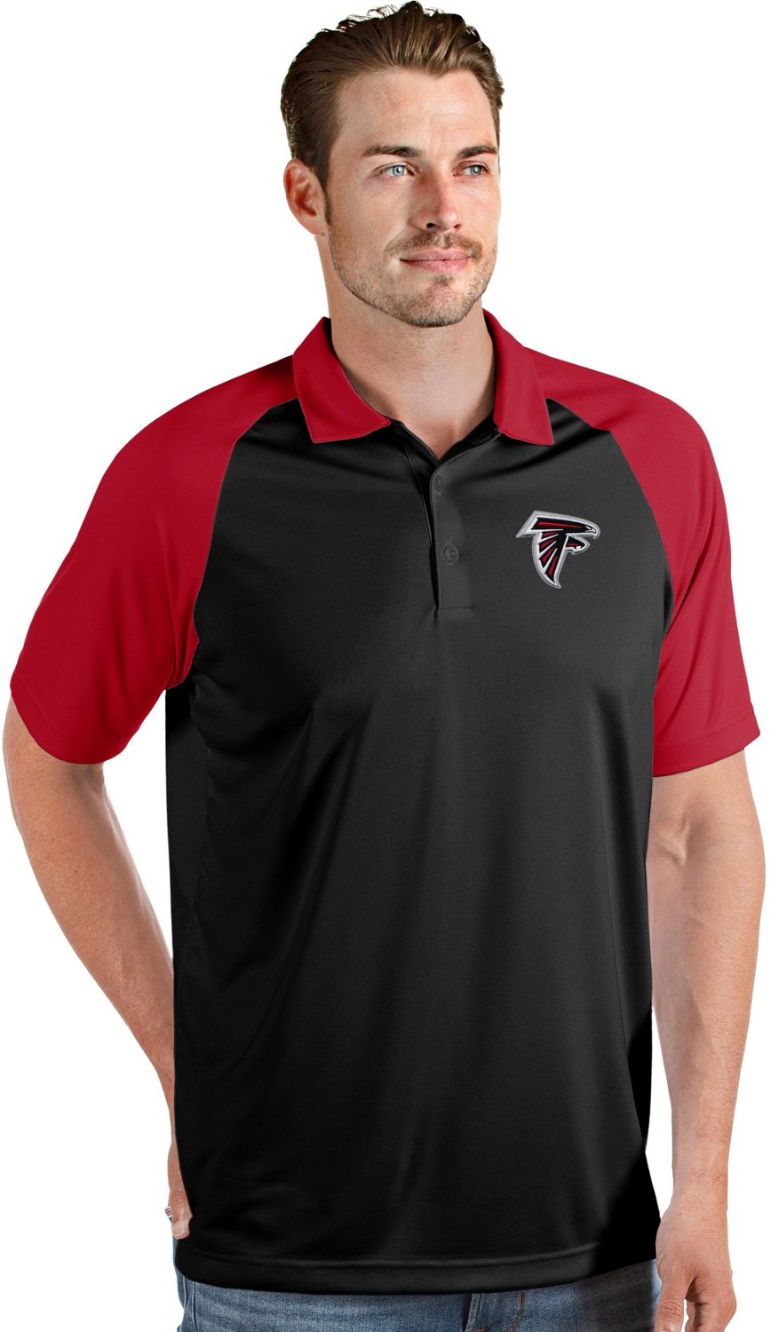 Antigua Men's Atlanta Falcons Nova Polo Shirt