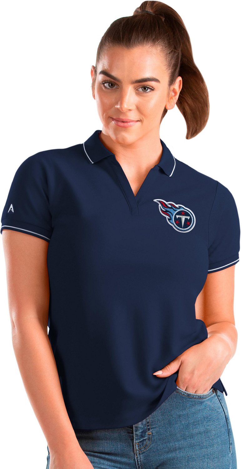 Antigua Women's Tennessee Titans Affluent Polo Shirt