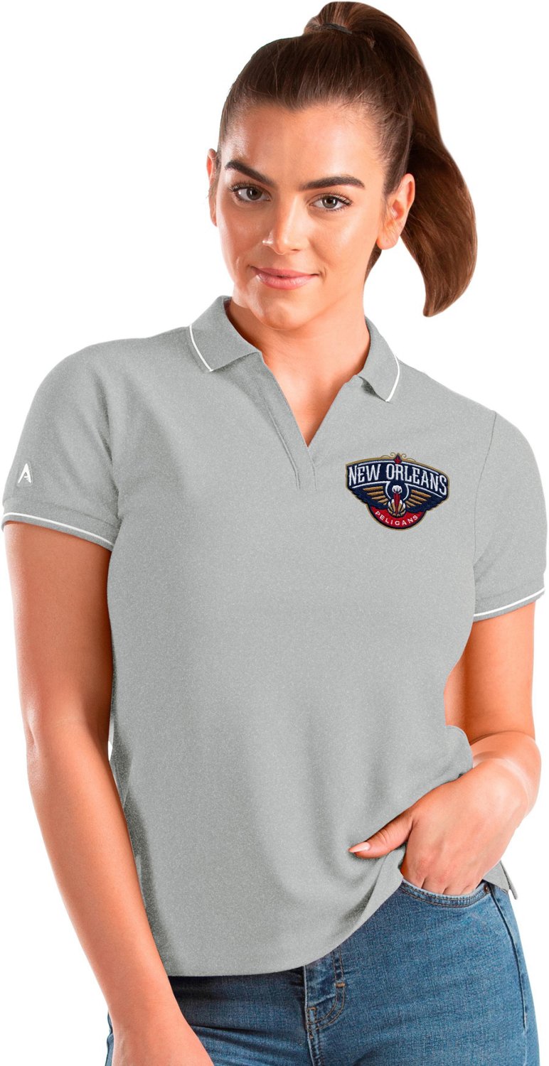 Antigua Women's New Orleans Pelicans Affluent Polo Shirt