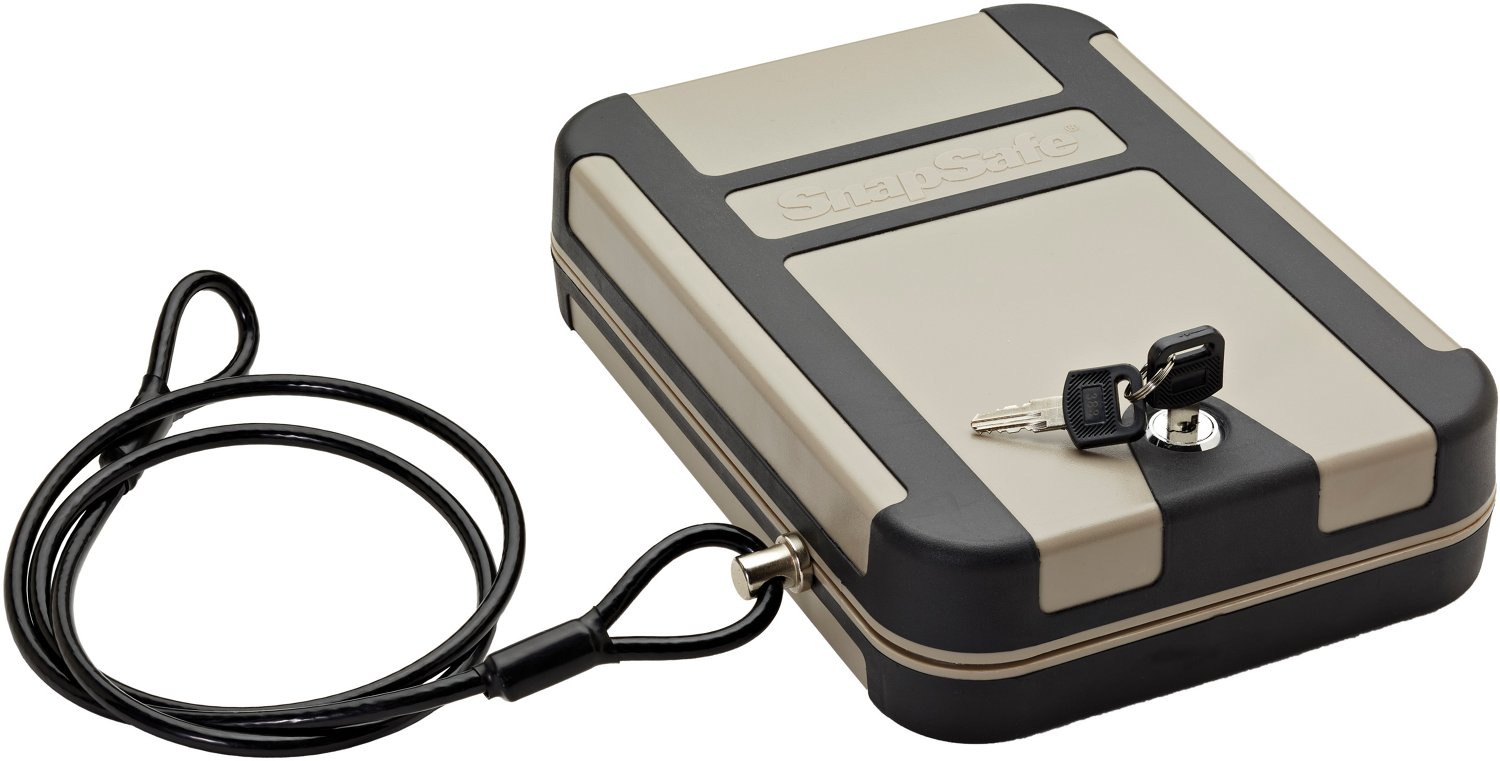 SnapSafe Treklite Lock Box with Key Lock Academy