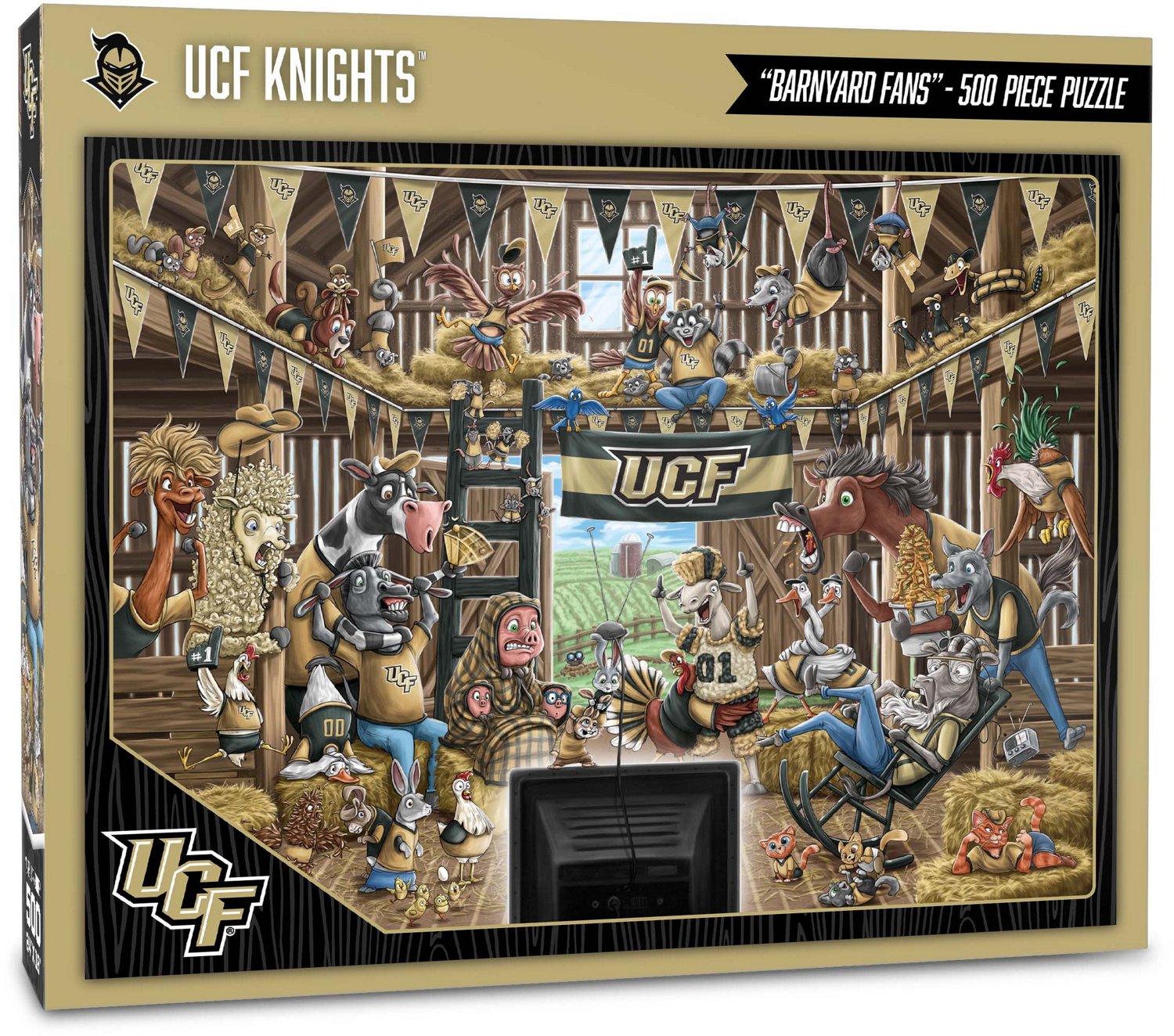YouTheFan University of Central Florida Barnyard Fans 500-Piece Puzzle