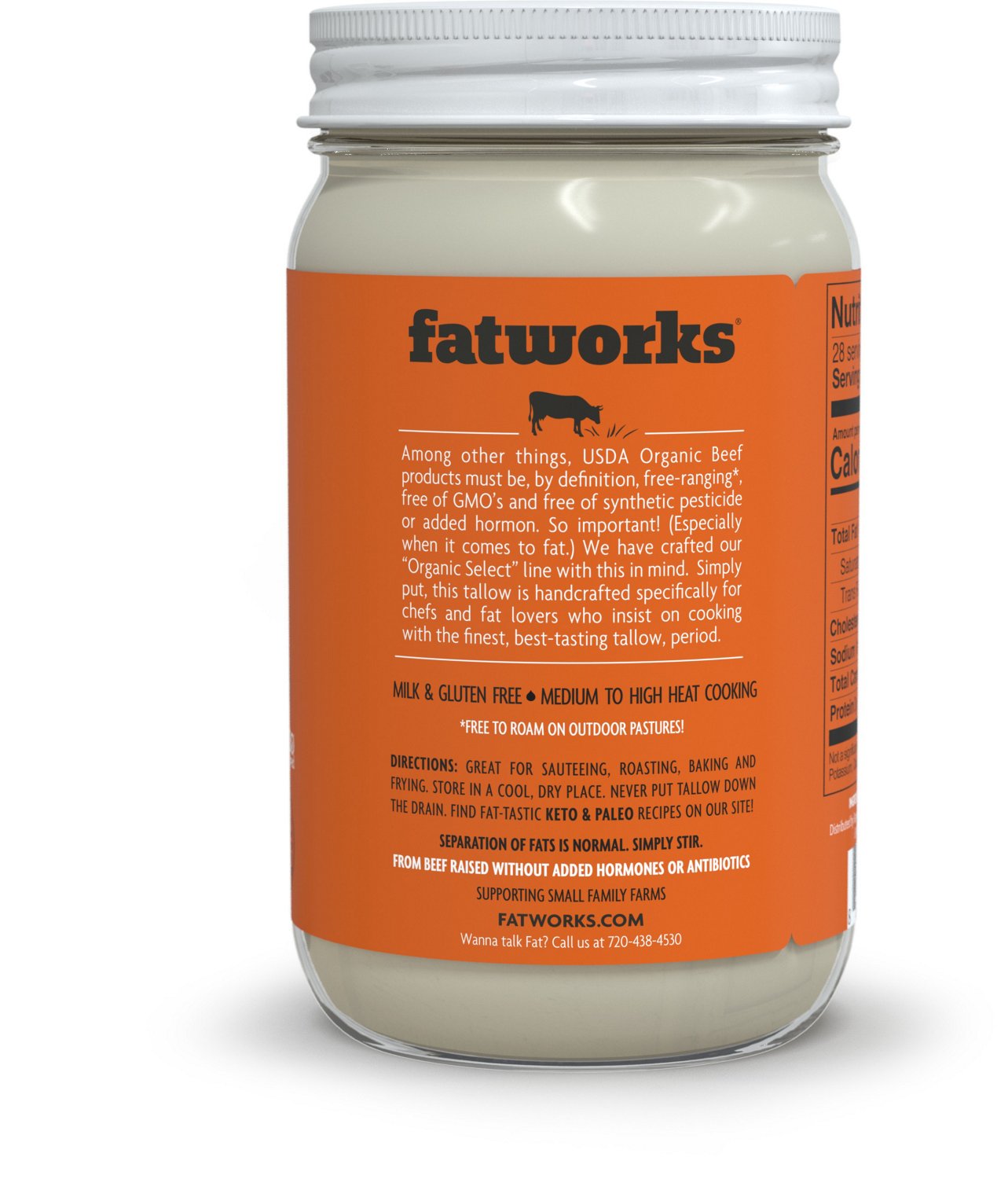Fatworks 14 oz Organic Pure Tallow                                                                                               - view number 3