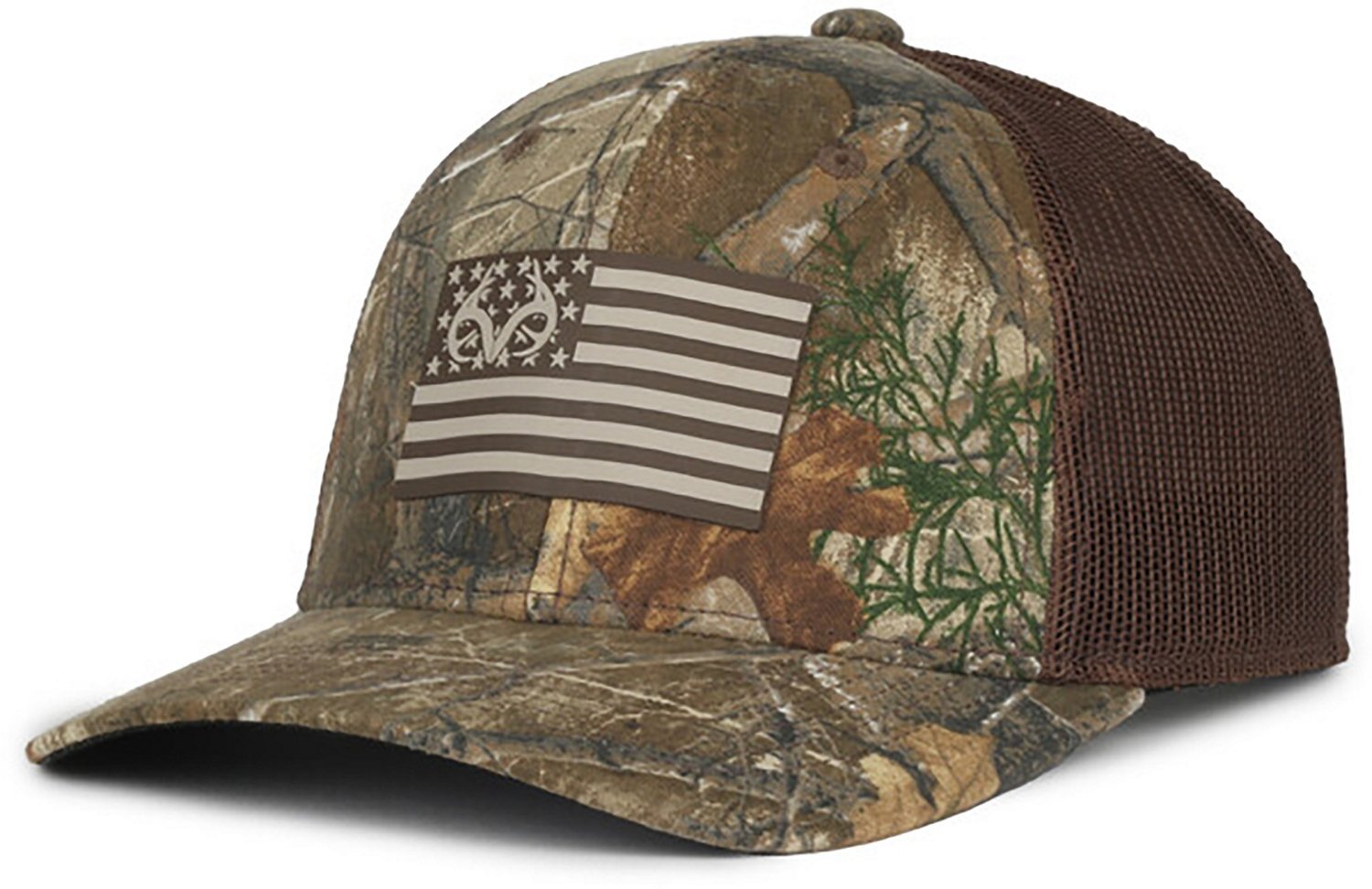 RealTree Men’s Americana Pro-Round Mesh Back Adjustable Hat | Academy