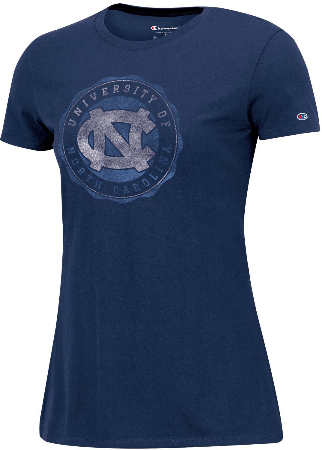 Champion Women's University of North Carolina Crest Short Sleeve T ...