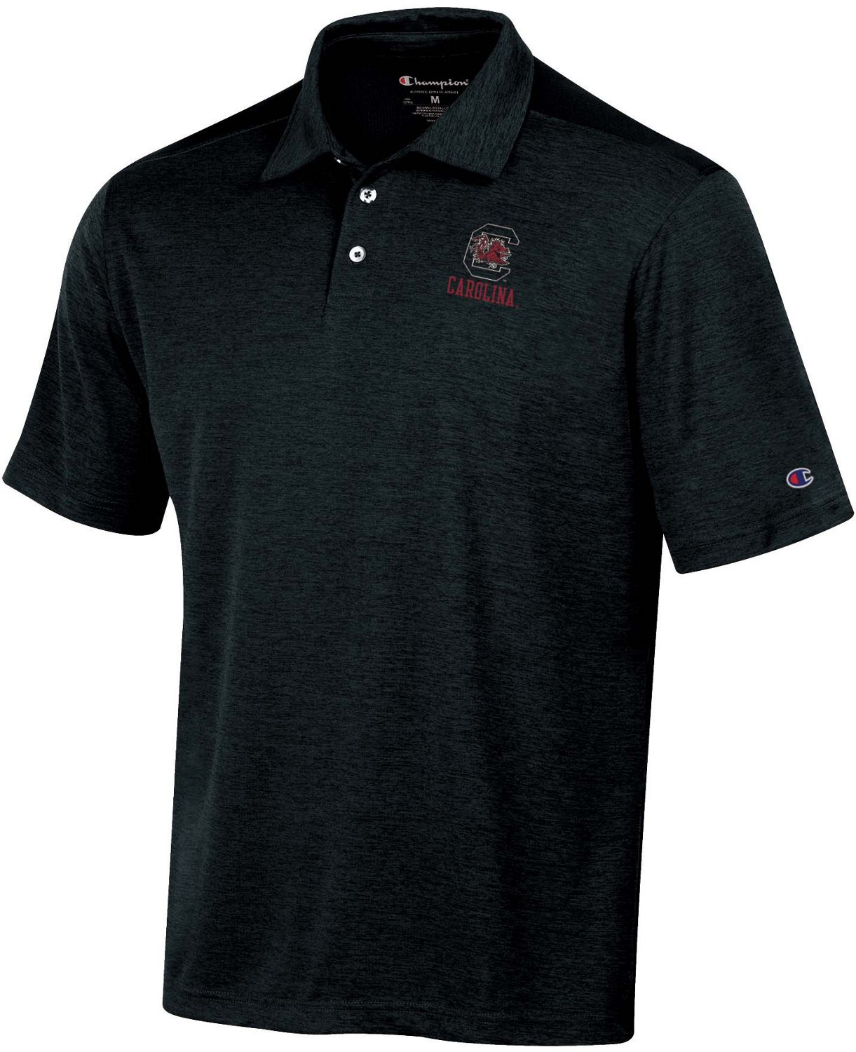 Champion Men's University of South Carolina 2Tone Polo Shirt Academy