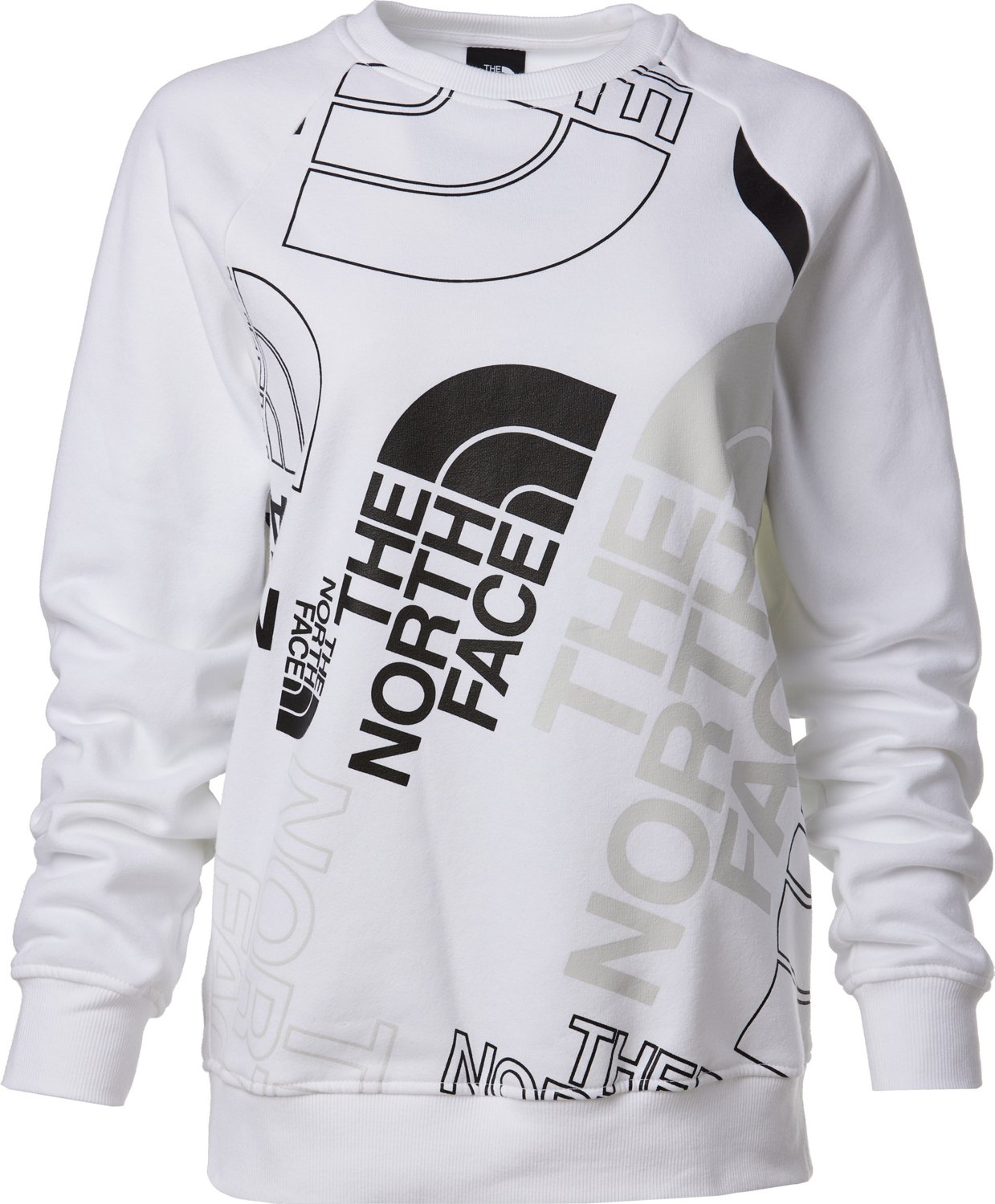 North face crew neck sweatshirt womens hot sale