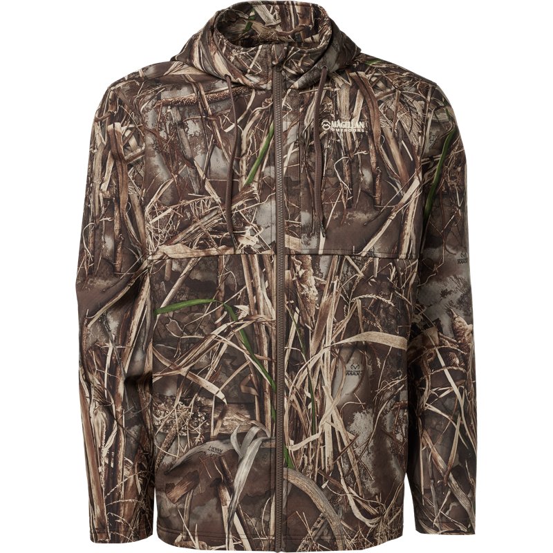 Magellan Outdoors Hunt Gear Men’s Boone Hooded FZ Camo Jacket, X-Large - Adult Insulated Camo at Academy Sports