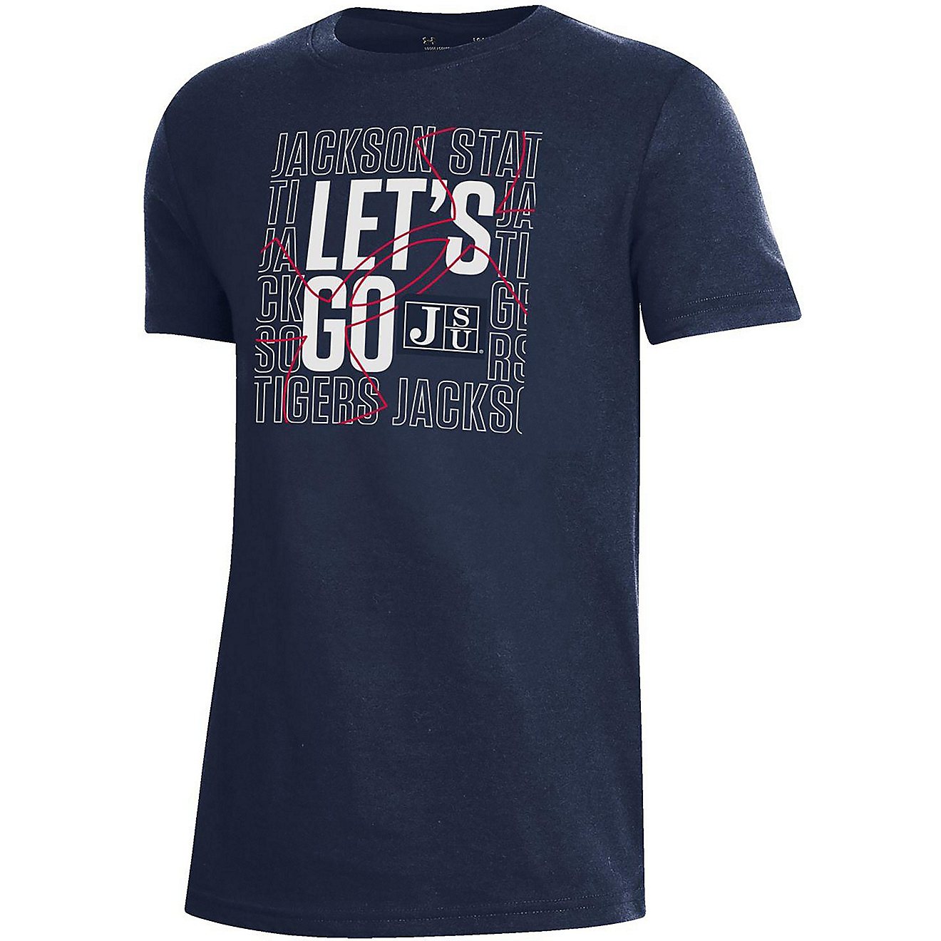 Under Armour Youth Jackson State University Let’s Go Performance T-shirt                                                       - view number 1