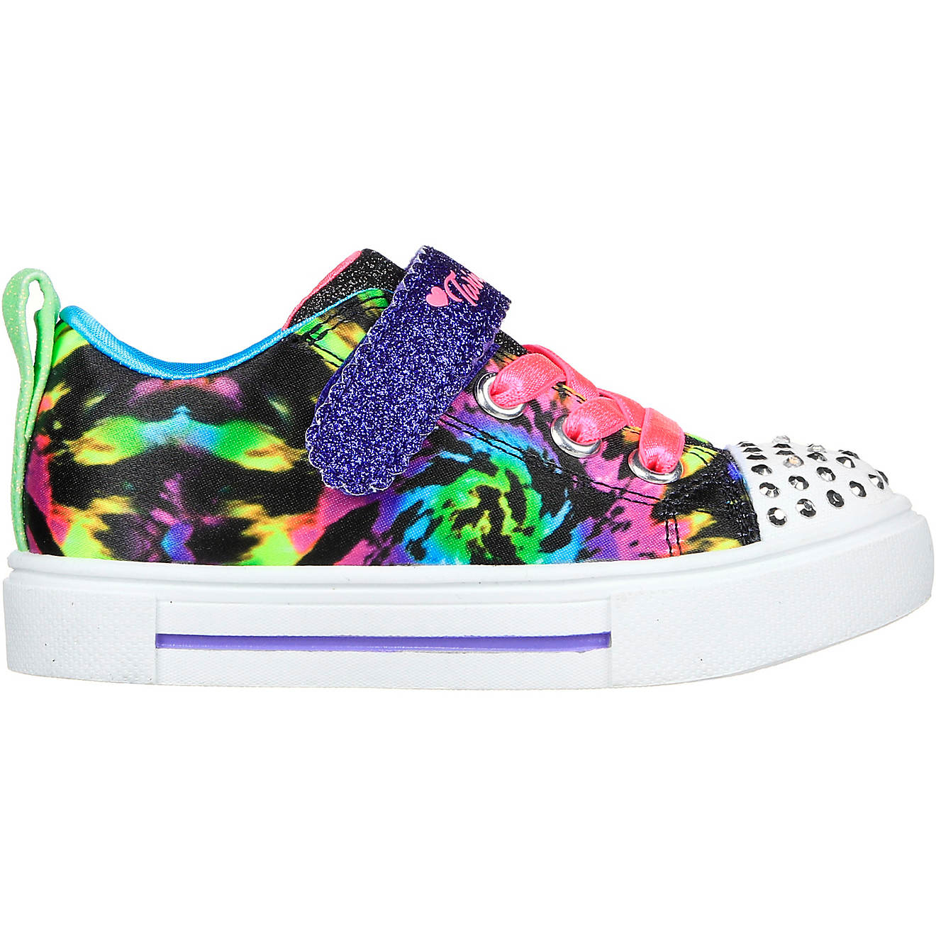 SKECHERS Girls’ 4-7 Twinkle Sparks Stormy Brights Shoes                                                                        - view number 1