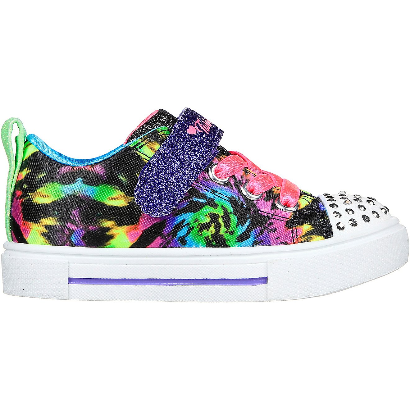 SKECHERS Girls’ 4-7 Twinkle Sparks Stormy Brights Shoes                                                                        - view number 1