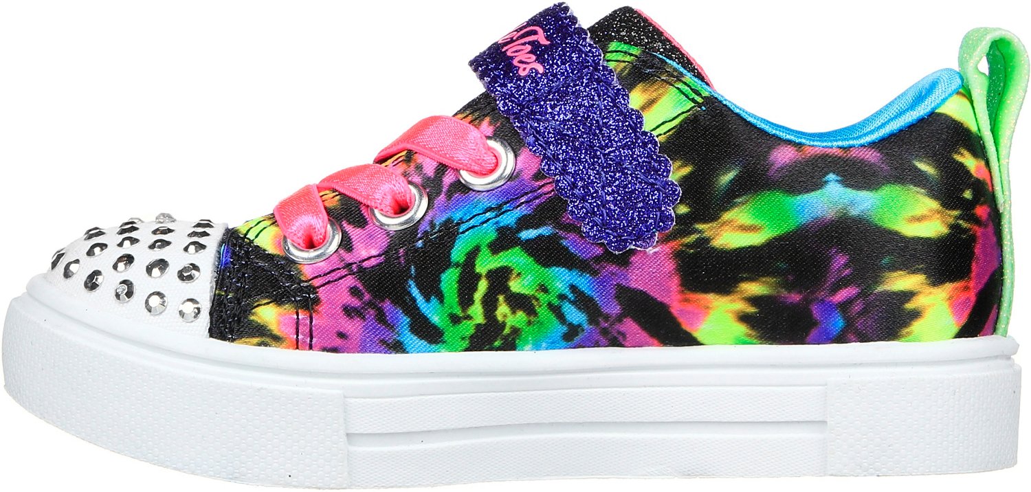 SKECHERS Girls’ 4-7 Twinkle Sparks Stormy Brights Shoes - view number 2