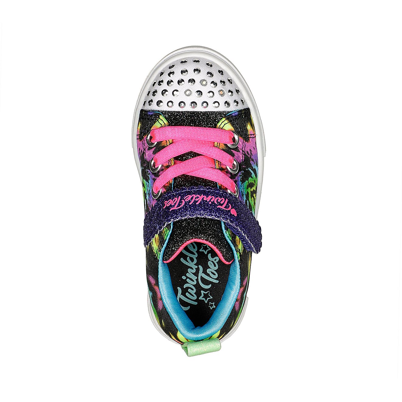 SKECHERS Girls’ 4-7 Twinkle Sparks Stormy Brights Shoes                                                                        - view number 4