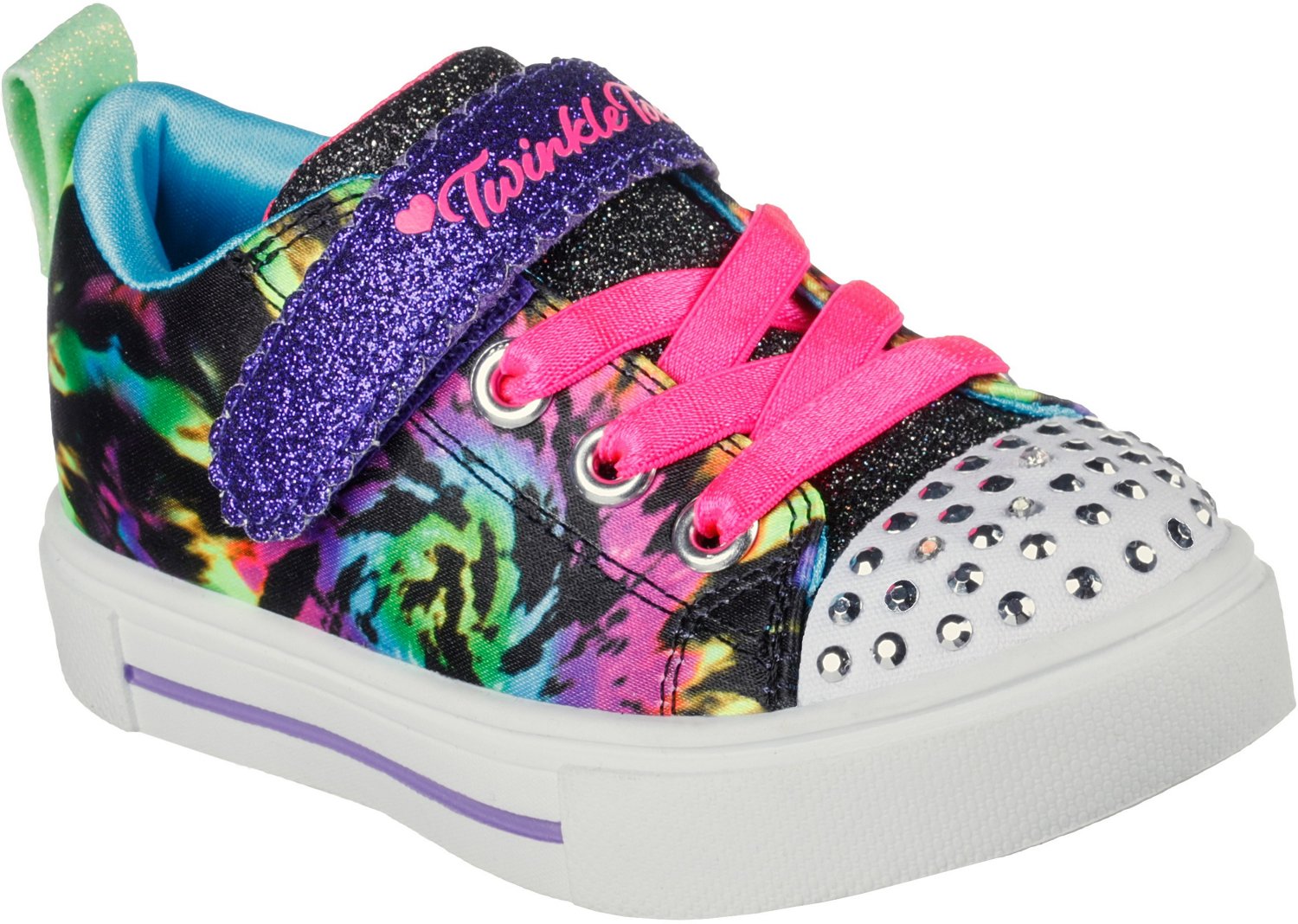 SKECHERS Toddler Girls’ Twinkle Sparks Stormy Brights Shoes Academy