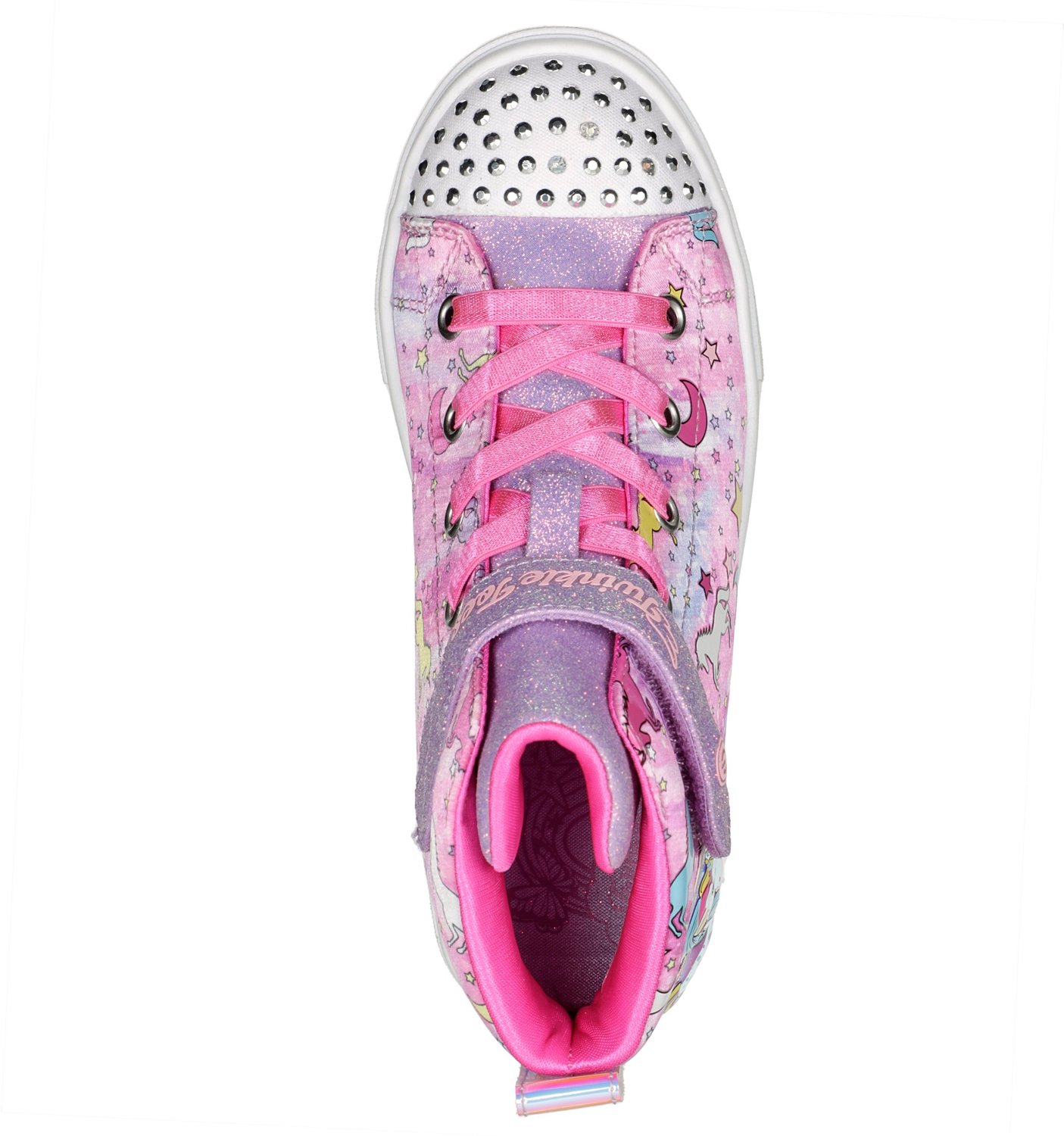 SKECHERS Girls’ 47 Twinkle Sparks Unicorn Daydream Shoes Academy