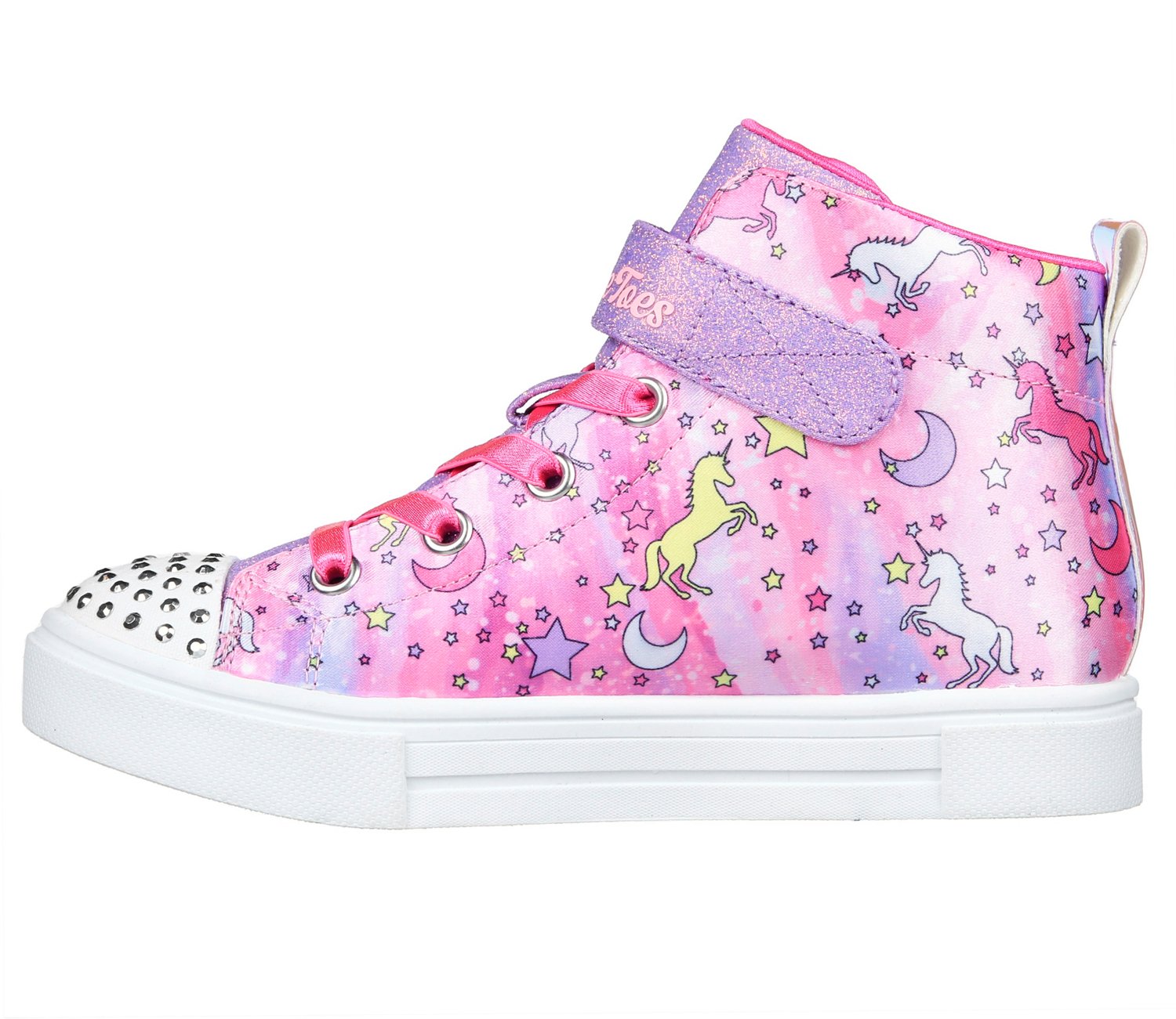 SKECHERS Girls’ 47 Twinkle Sparks Unicorn Daydream Shoes Academy