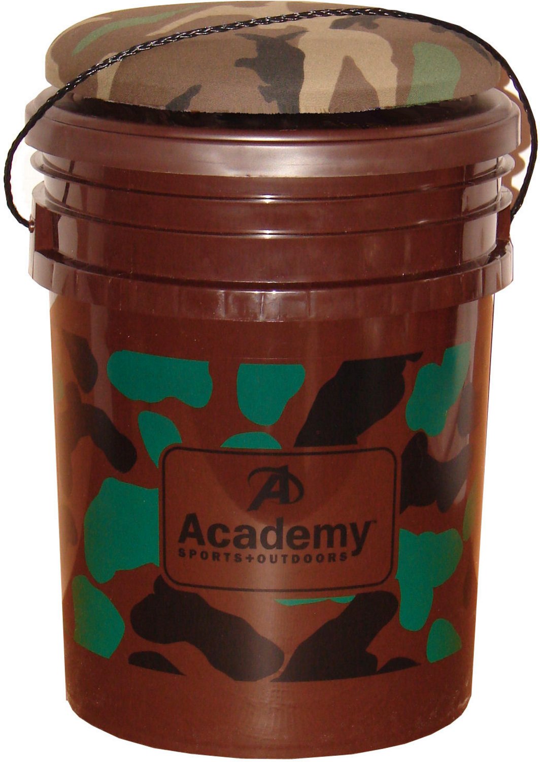 Evans Sports Original Sports Bucket Camo Padded Swivel Seat                                                                      - view number 1