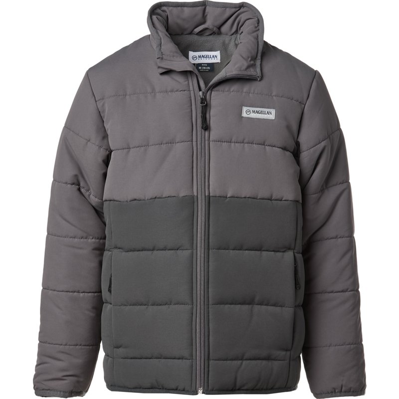 Magellan Outdoors Boys’ Barton Creek Puffer Jacket Gray, Small - Boy's Ski Outerwear And Fleece at Academy Sports product image