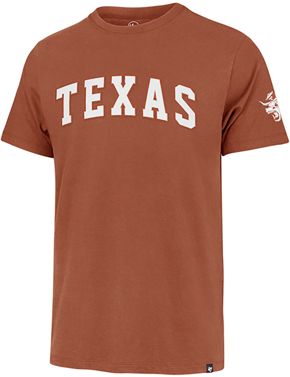 Texas Longhorns Charcoal Silhouette Short Sleeve T Shirt