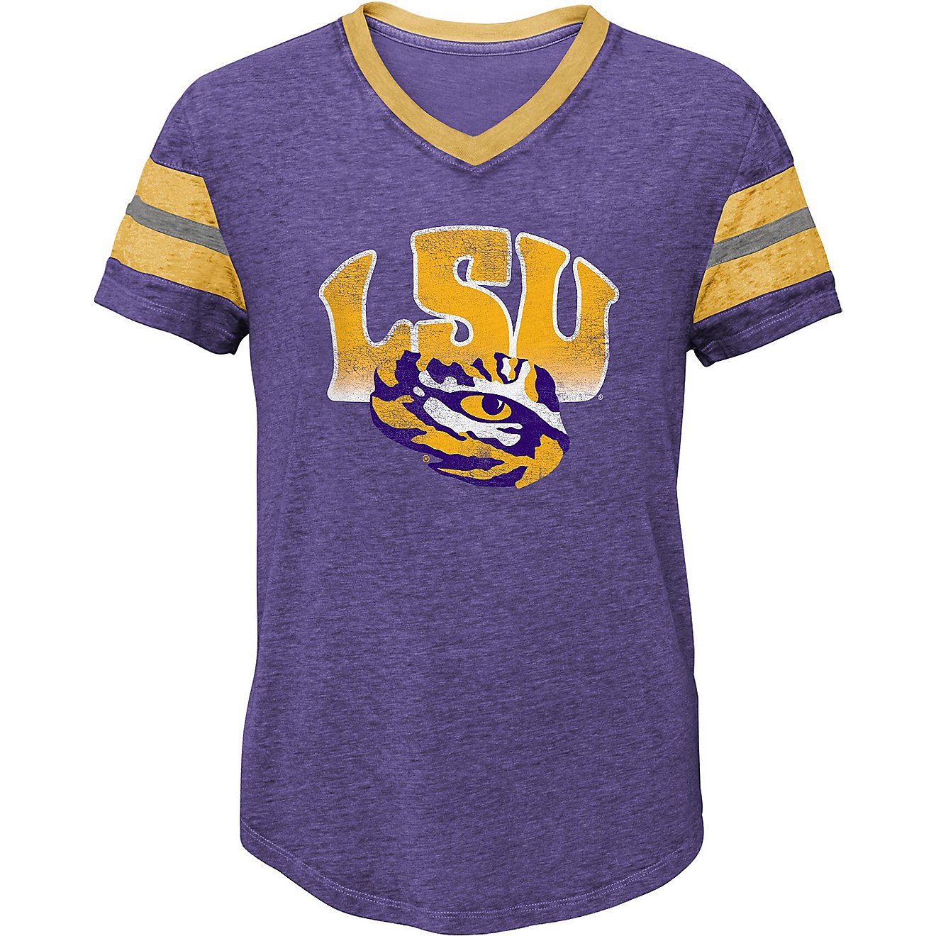 Outerstuff Girls' Louisiana State University Catch The Wave T-shirt                                                              - view number 1