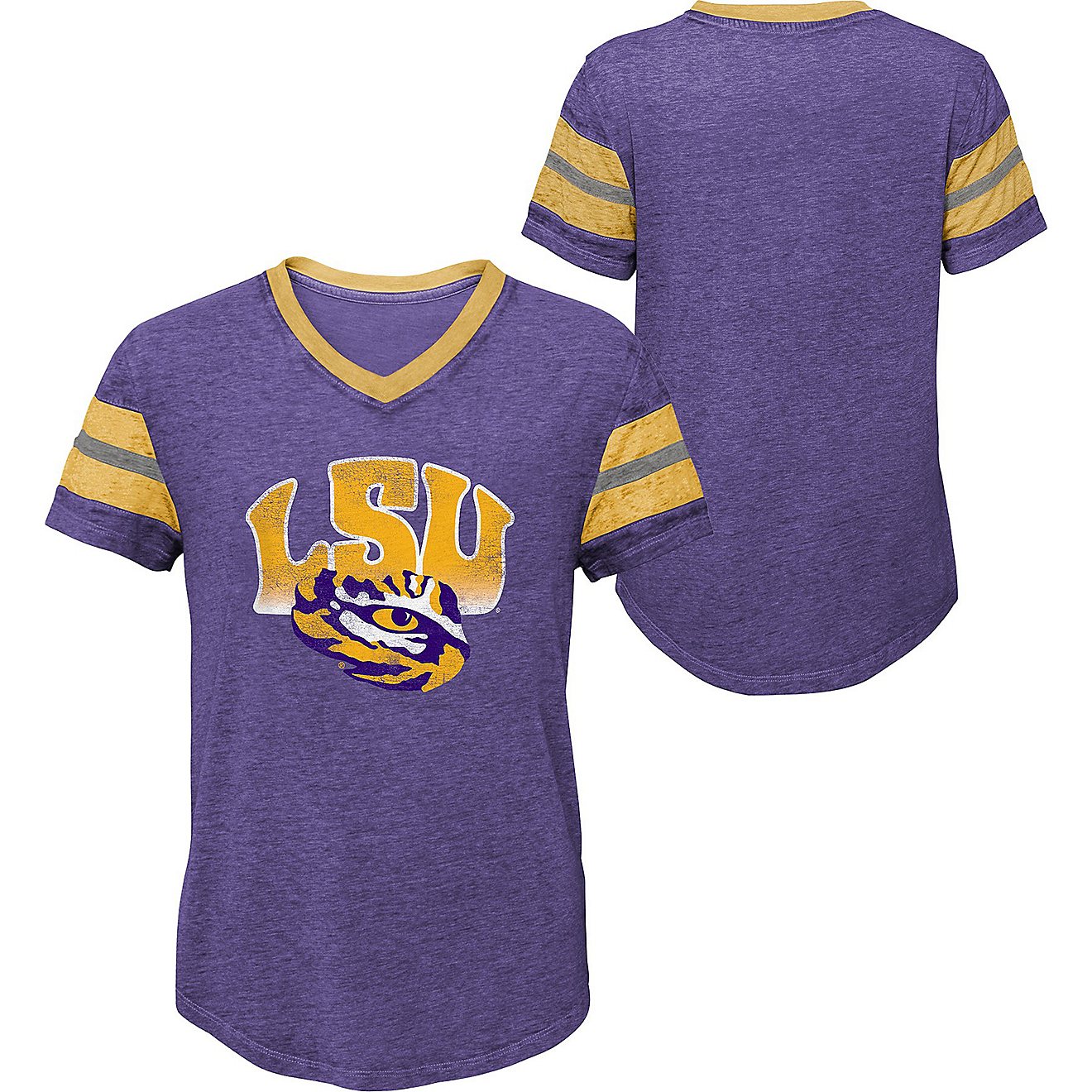 Outerstuff Girls' Louisiana State University Catch The Wave T-shirt                                                              - view number 3