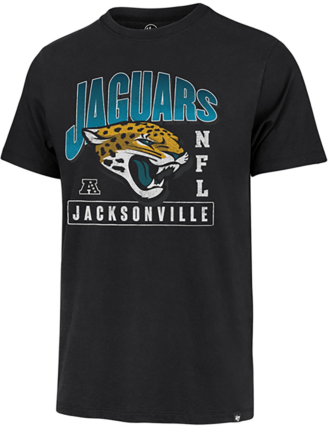 '47 Men's Jacksonville Jaguars Top Notch Franklin Graphic Short Sleeve