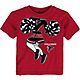 Outerstuff Toddlers' Atlanta Falcons Cheerleader Graphic Short Sleeve T-shirt                                                    - view number 1 image