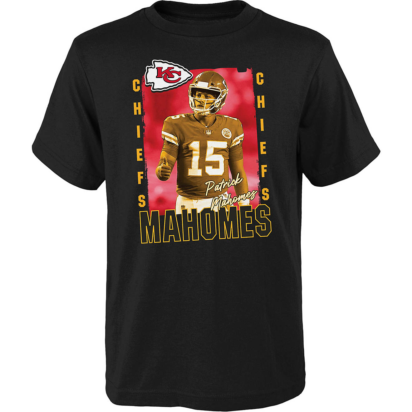 Outerstuff Youth Kansas City Chiefs Mahomes Play Action Graphic Short Sleeve T-shirt                                             - view number 1