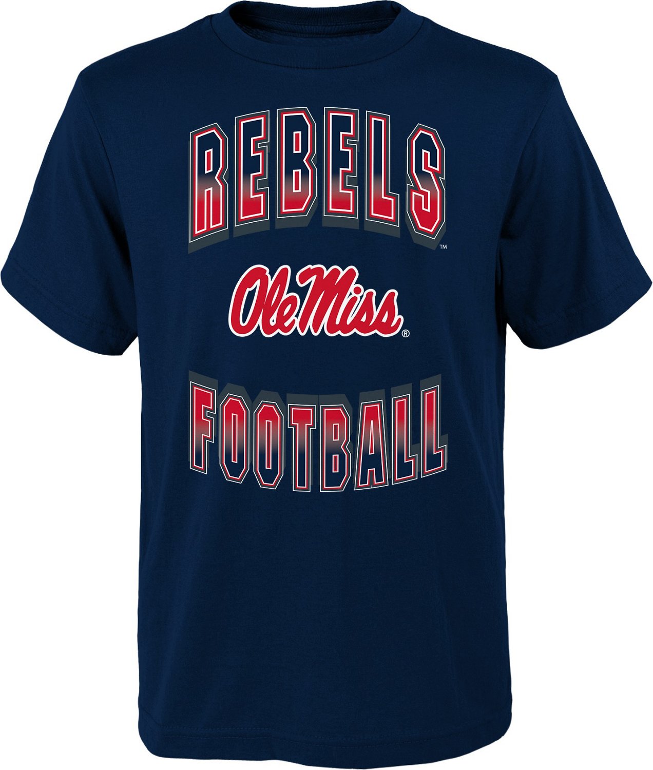 Outerstuff Boys' University of Mississippi Forward Progress T-shirt ...