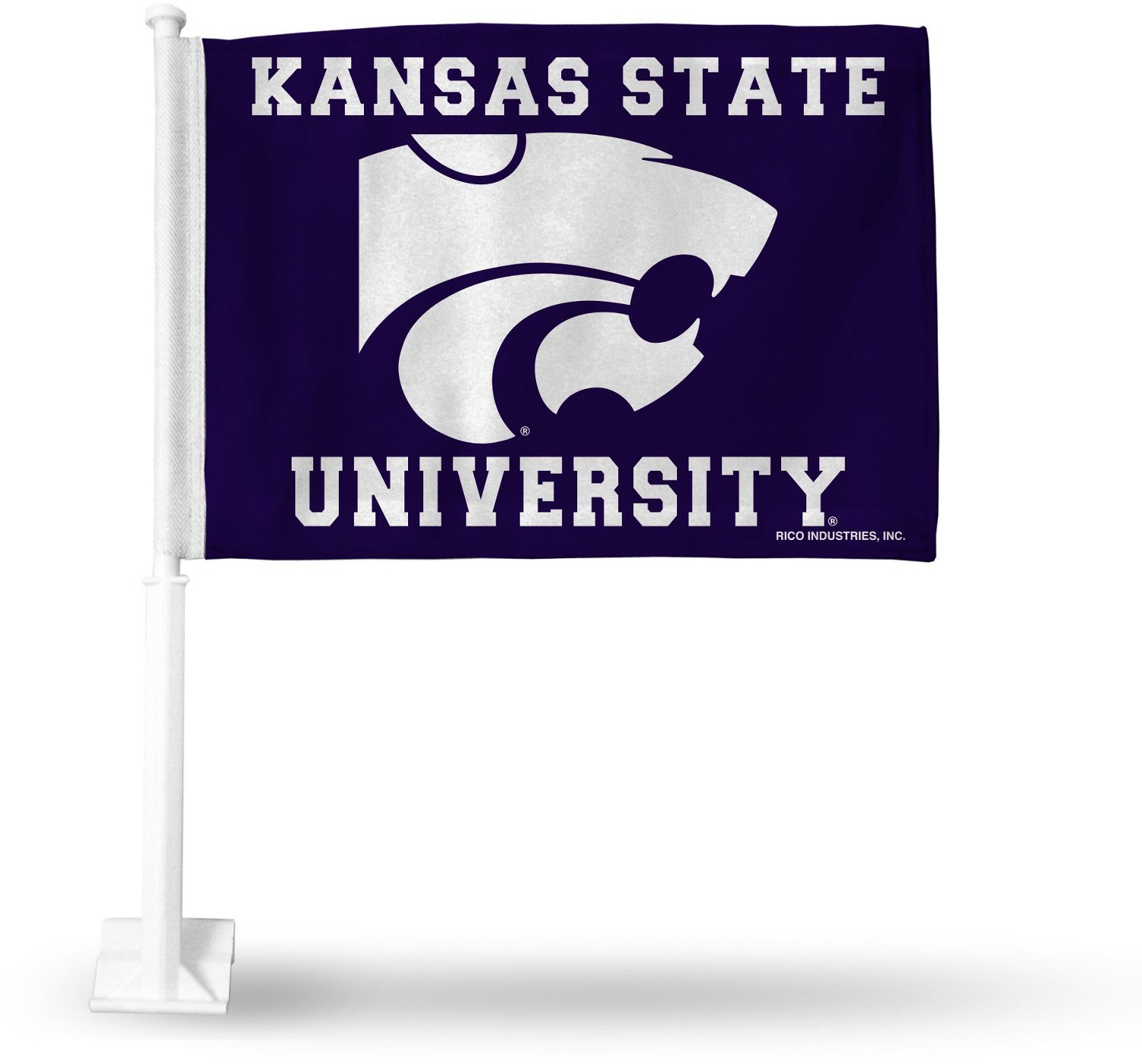 Rico Kansas State University Team Color Car Flag Academy