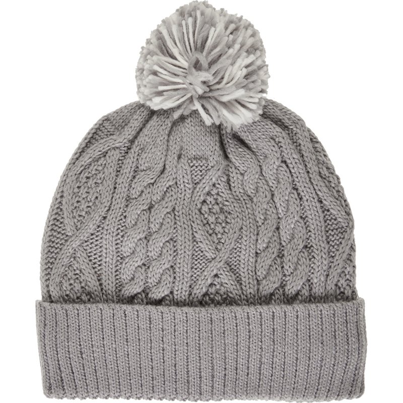 Magellan Outdoors Girls Fleck Cable Beanie Hat Gray - Men's Headwear/Accessories at Academy Sports product image