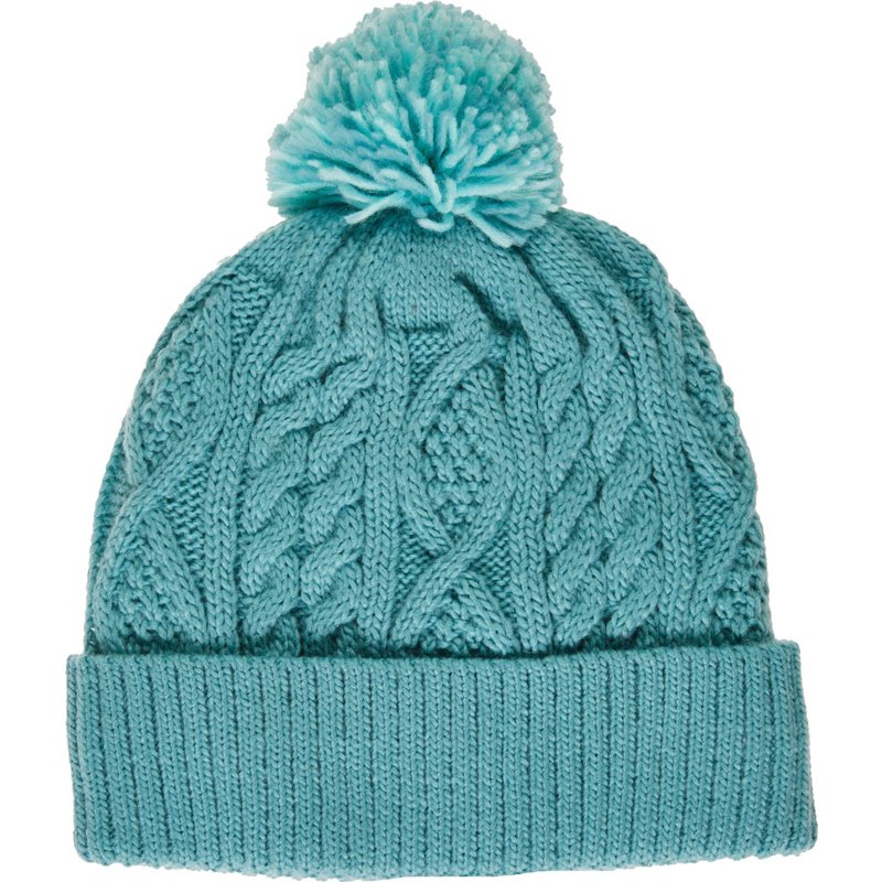 Magellan Outdoors Girls Fleck Cable Beanie Hat Aqua/Turquoise - Men's Headwear/Accessories at Academy Sports product image