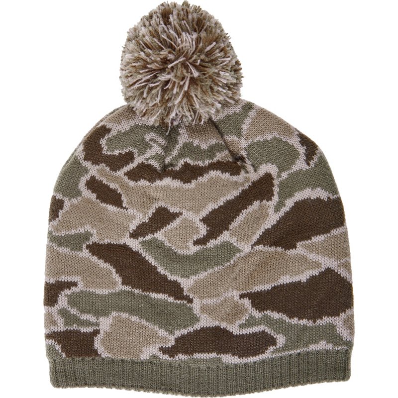 Magellan Outdoors Boys’ Mallard Camo Beanie Hat Green Light - Men's Headwear/Accessories at Academy Sports product image