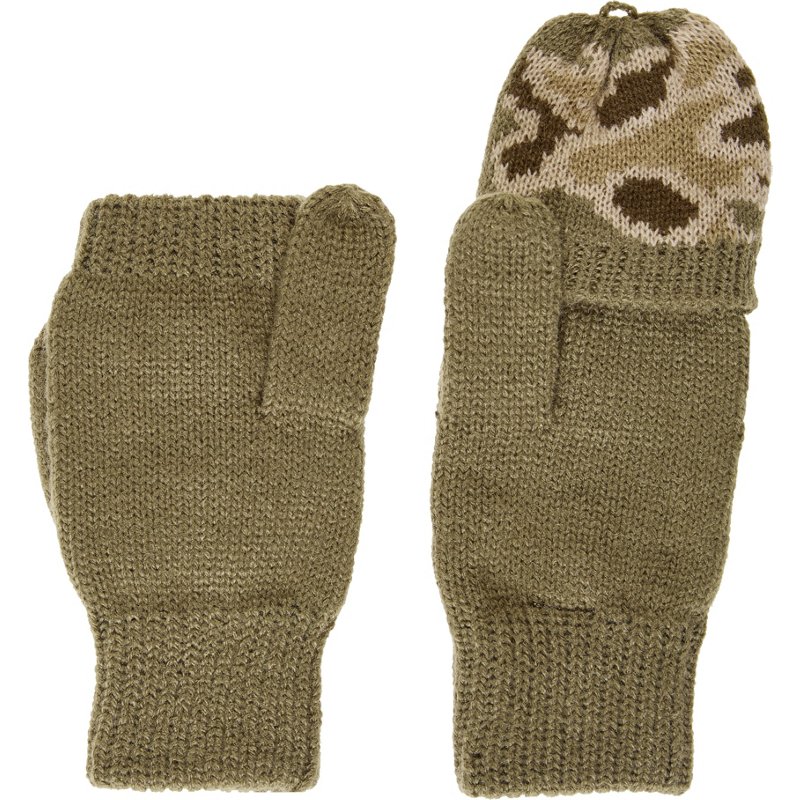 Magellan Outdoors Boys’ Mallard Camo Glommet Gloves Green Light - Men's Gloves at Academy Sports product image