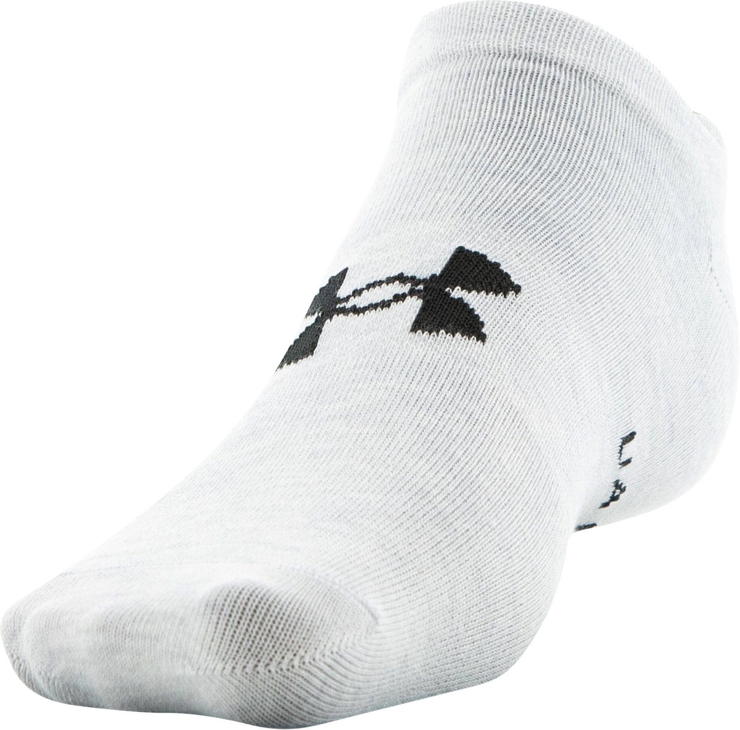 Under Armour Essential Lite Performance No Show Socks 6 Pack Academy