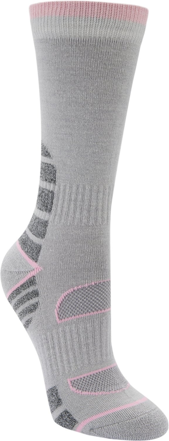 Magellan Outdoors Women's Mesh Stripe Crew Socks 2-Pack - view number 2
