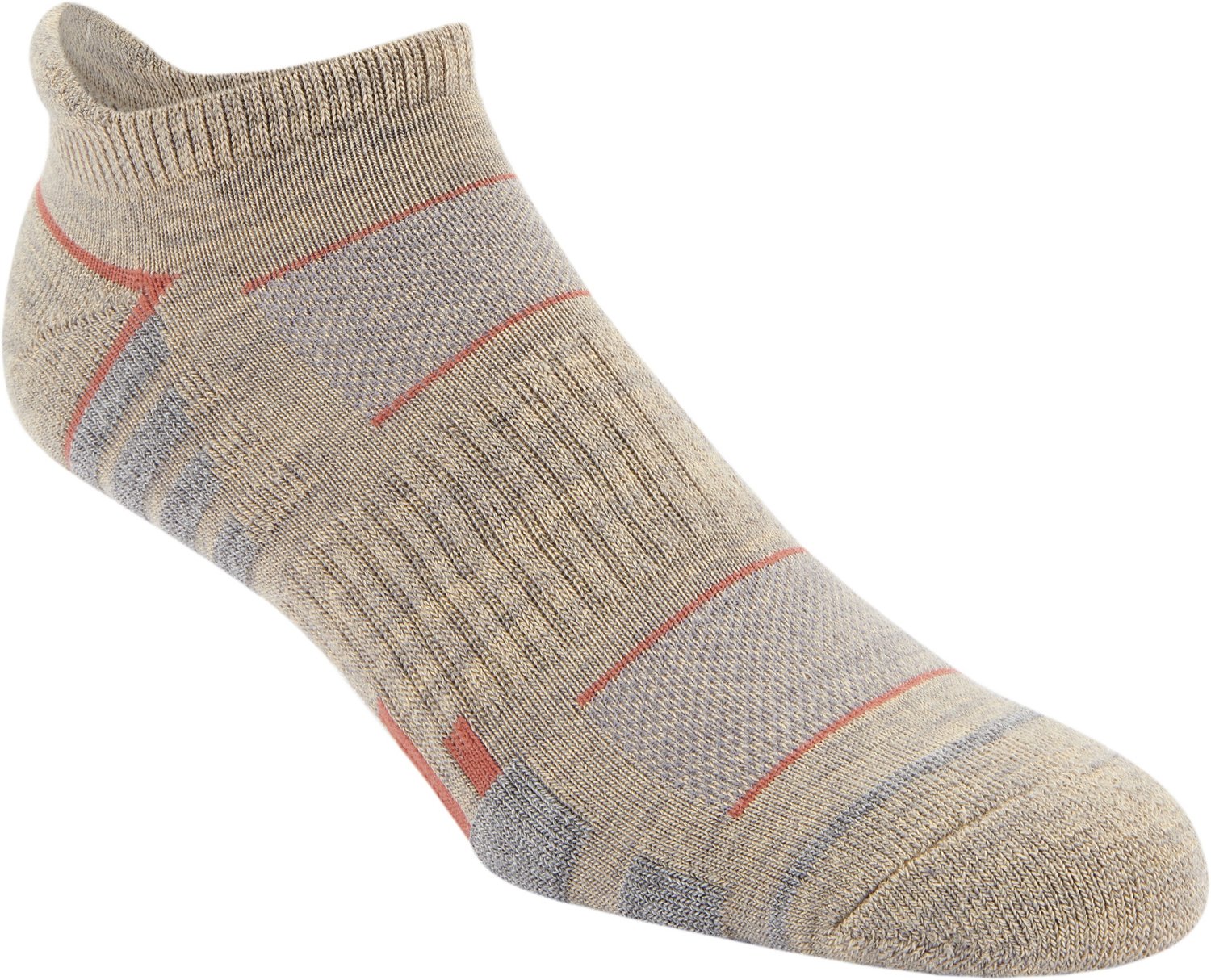 Magellan Outdoors Men's Stripe No-Show Socks 2-Pack - view number 2