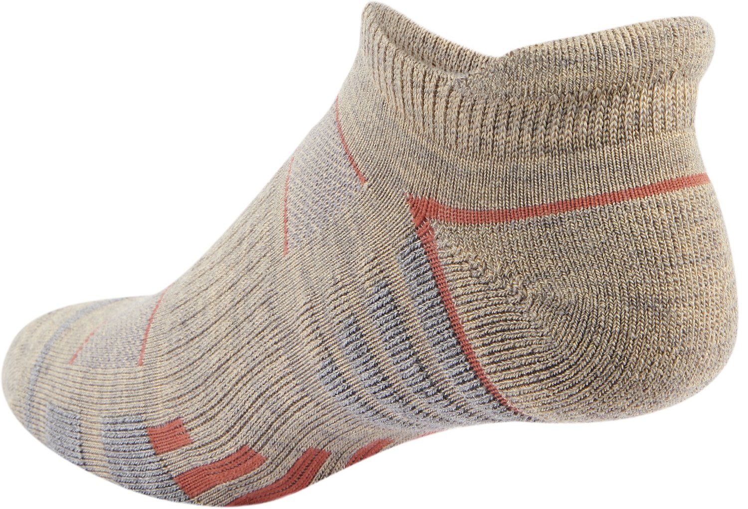 Magellan Outdoors Men's Stripe No-Show Socks 2-Pack - view number 3