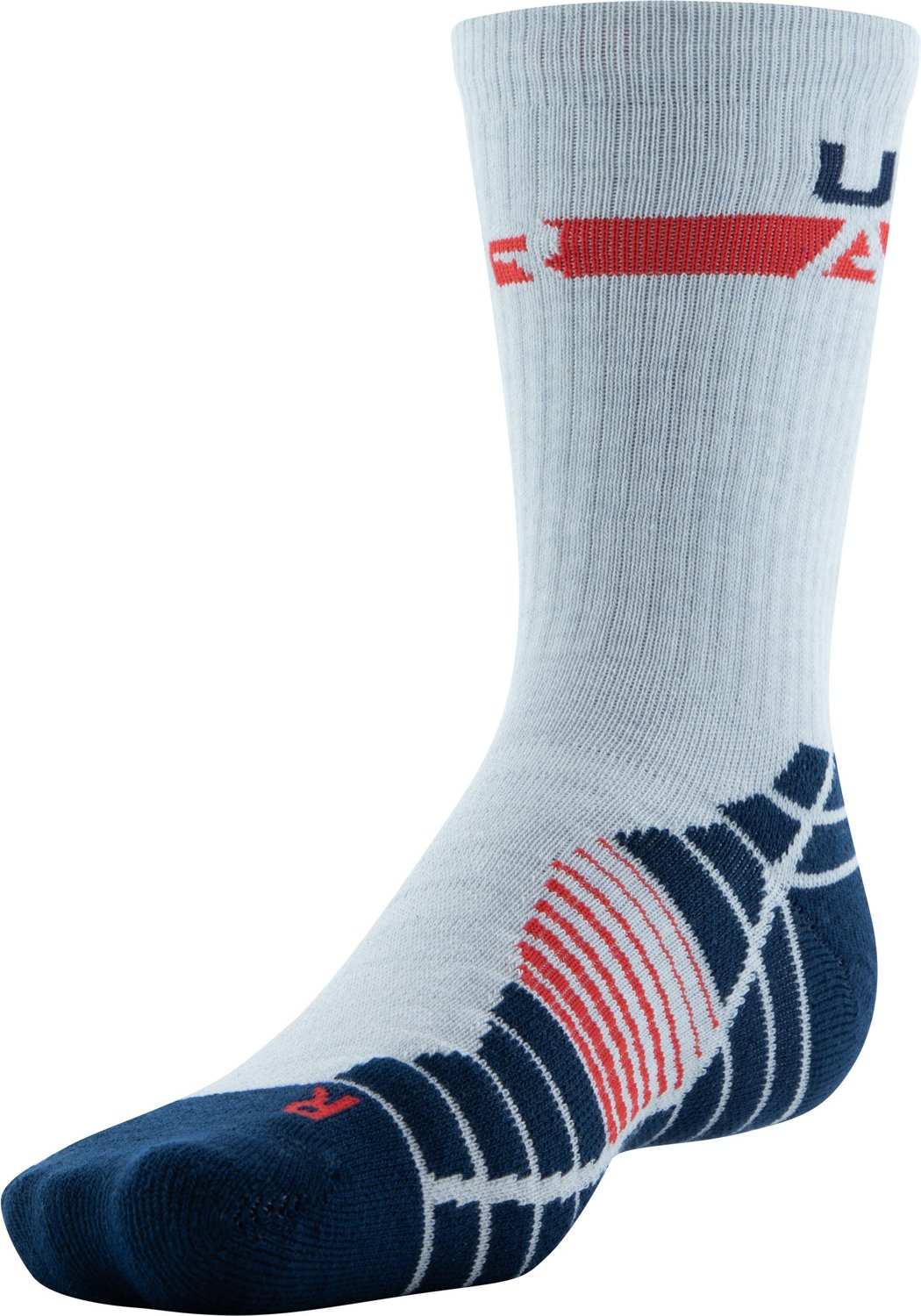 Under Armour Men's Elevated Novelty Crew Socks 3 Pack Academy