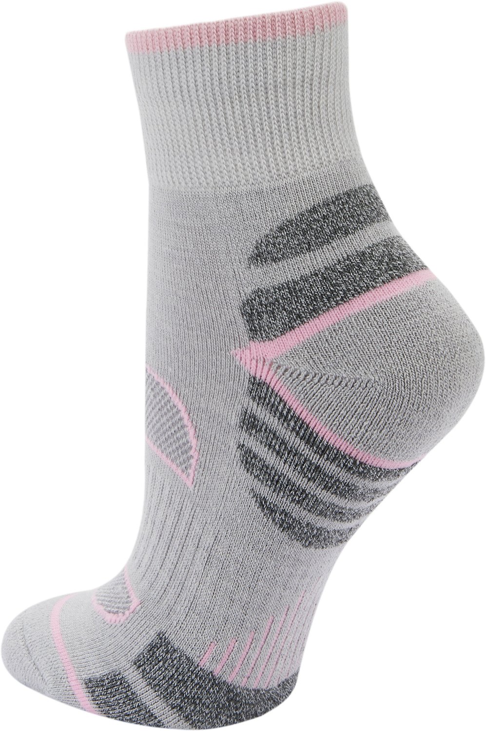 Magellan Outdoors Women's Mesh Stripe Crew Socks 2-Pack - view number 3