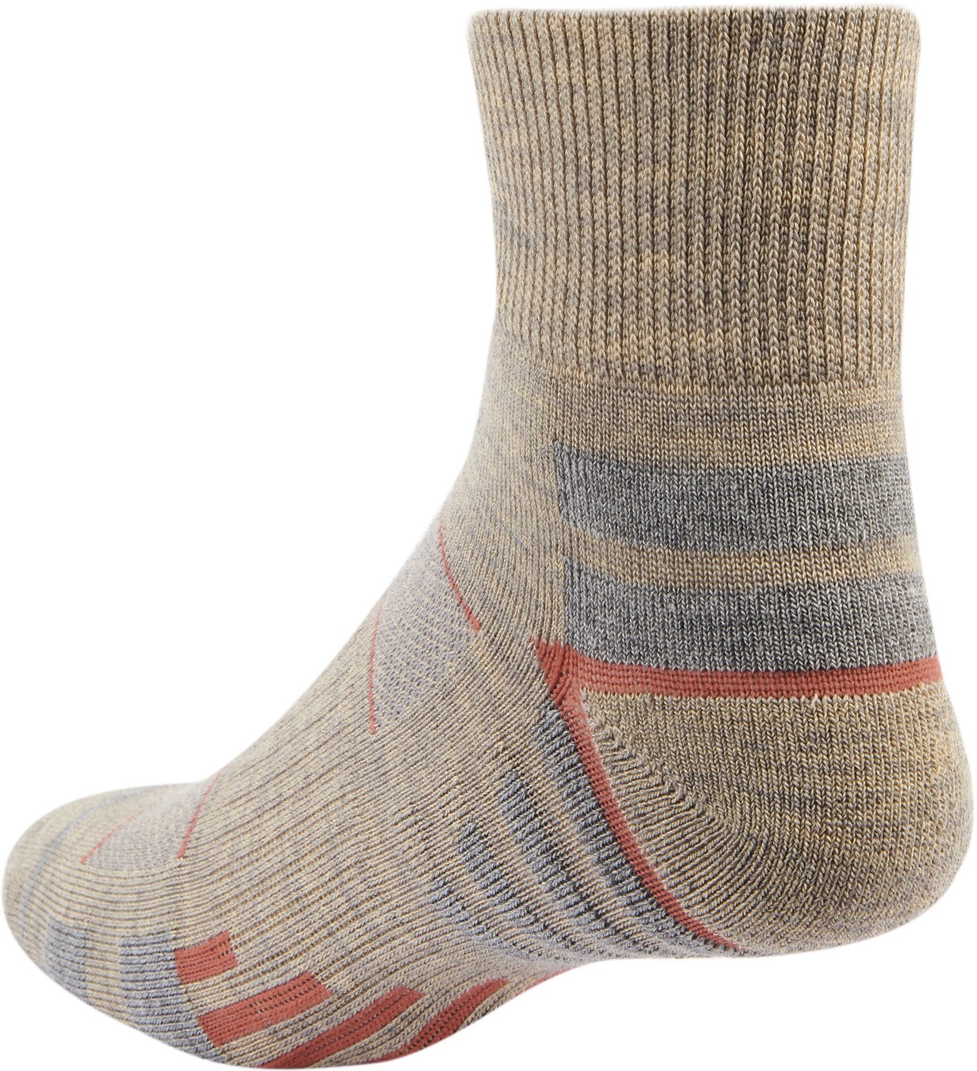 Magellan Outdoors Men's Stripe Quarter Socks 2-Pack - view number 3