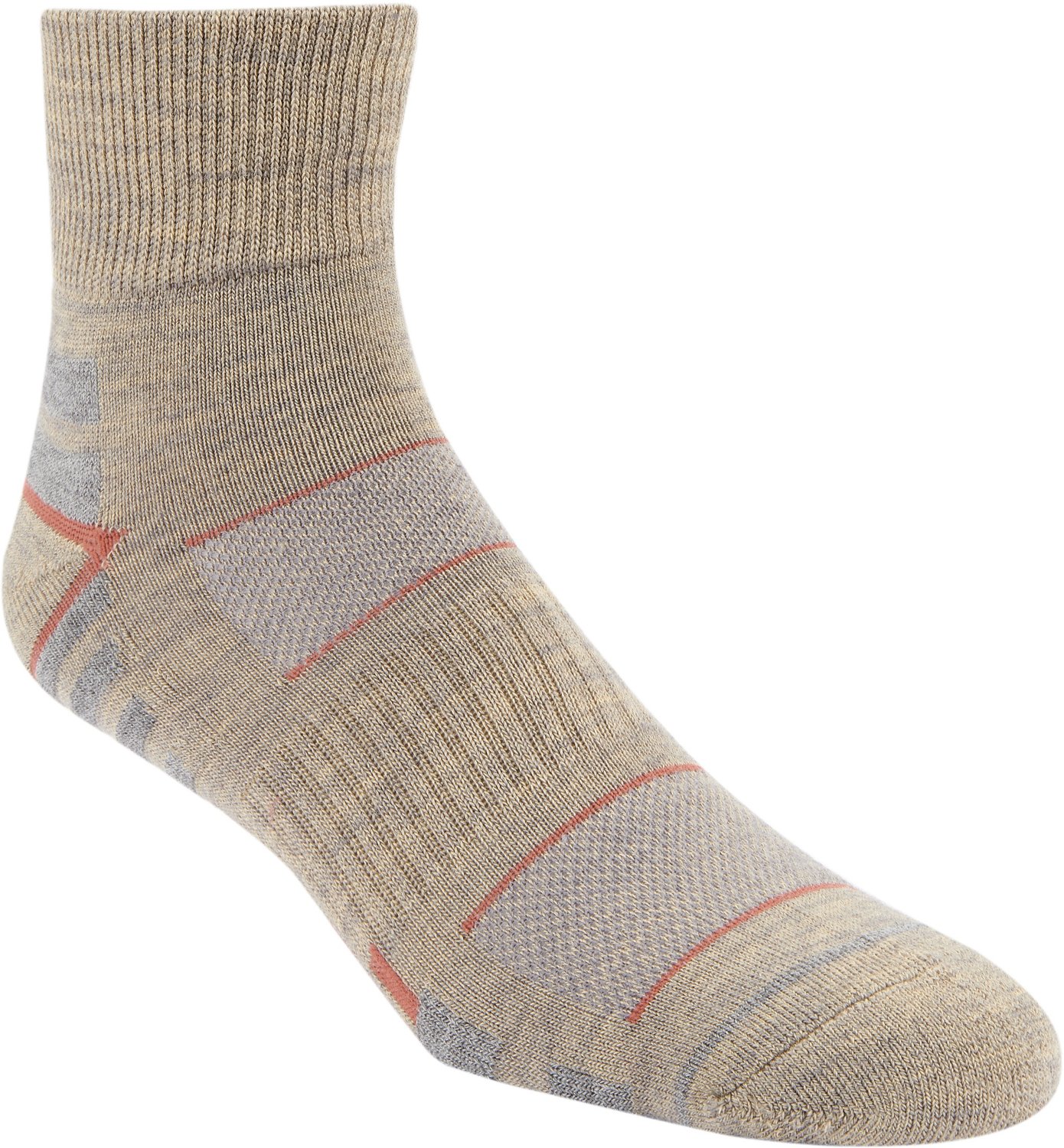 Magellan Outdoors Men's Stripe Quarter Socks 2-Pack