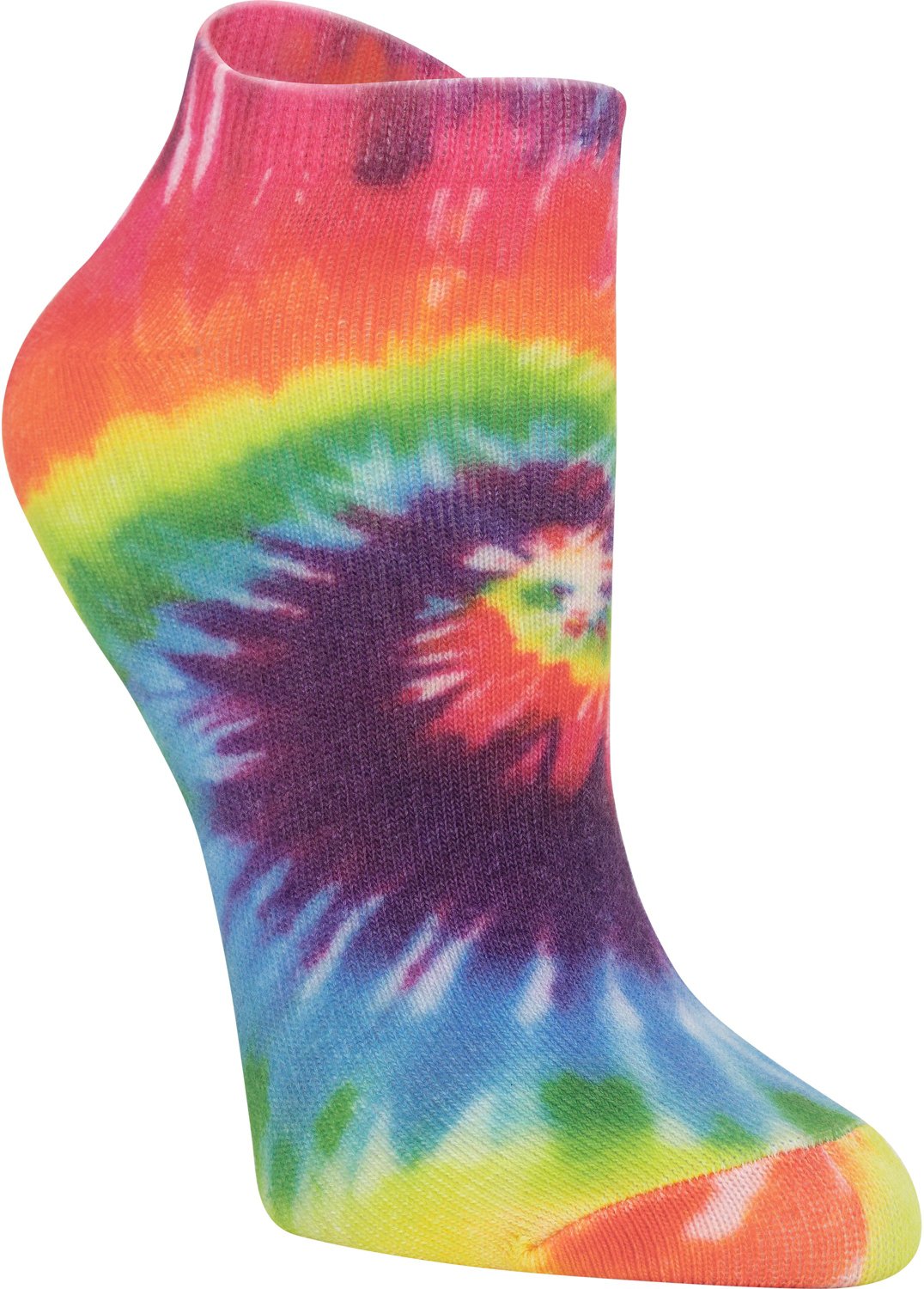 BCG Groovy Tie-Dye Socks 6 Pack