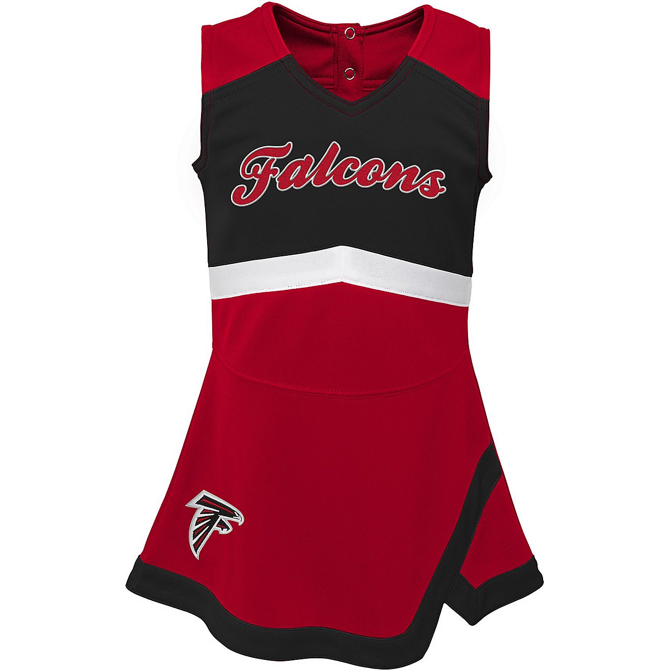 Outerstuff Toddler Girls' Atlanta Falcons Cheer Captain Jumper Dress