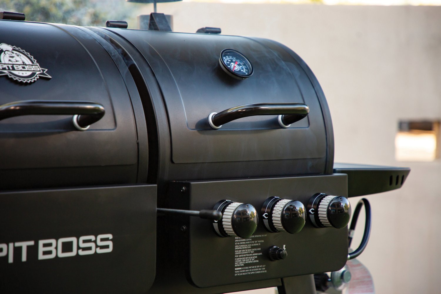 Pit Boss 1230 Competition Series Pellet/Gas Combo Grill Academy