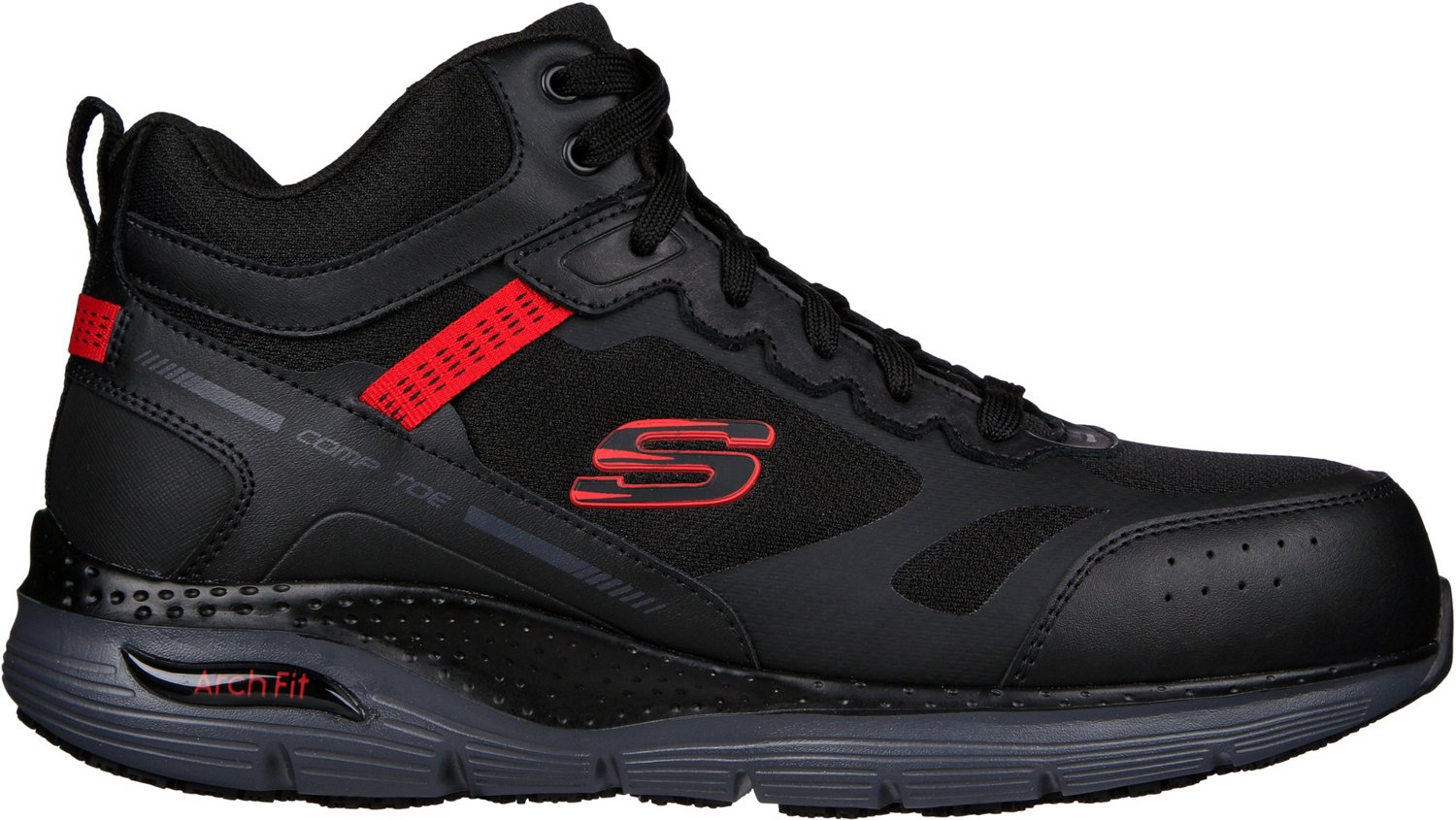 SKECHERS Men s Arch Fit SR Bensen Work Boots Academy