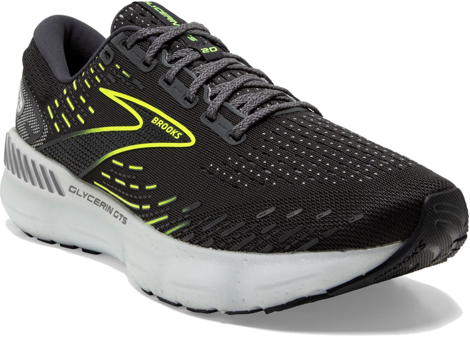 Brooks Men's Glycerin GTS 20 Run Visible Running Shoes Academy