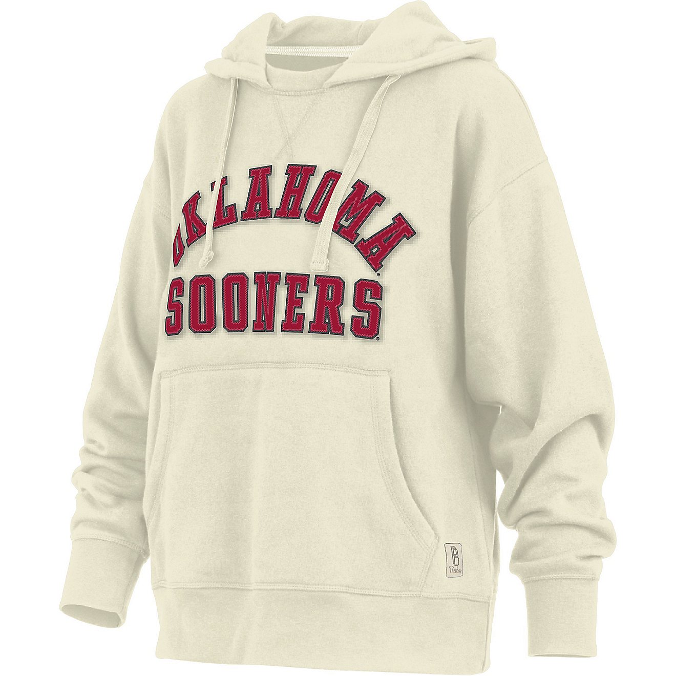 Three Square Women's University of Oklahoma Cozy Tackle Twill Fleece Hoodie                                                      - view number 1