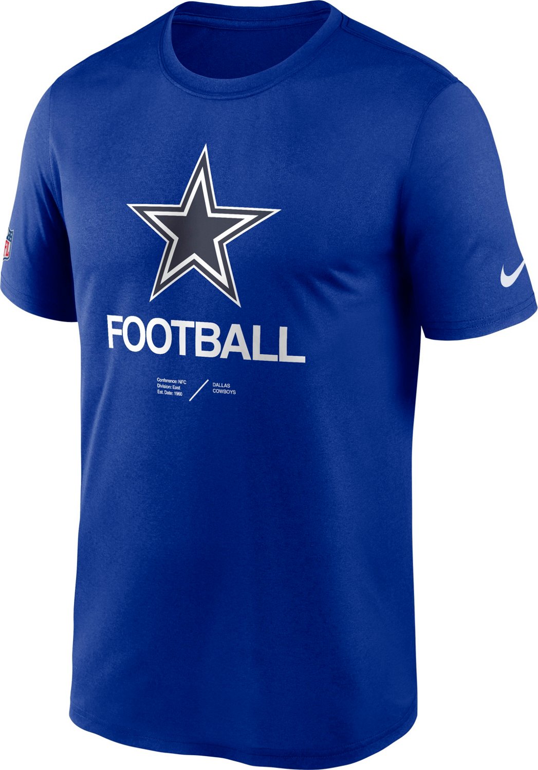 Nike Men s Dallas Cowboys Legend T shirt Academy