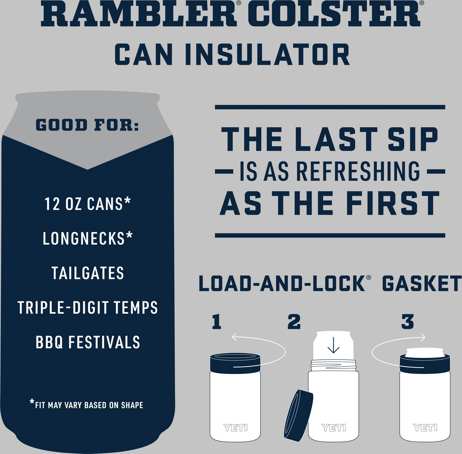 YETI Rambler Colster  Free Shipping – Country Club Prep